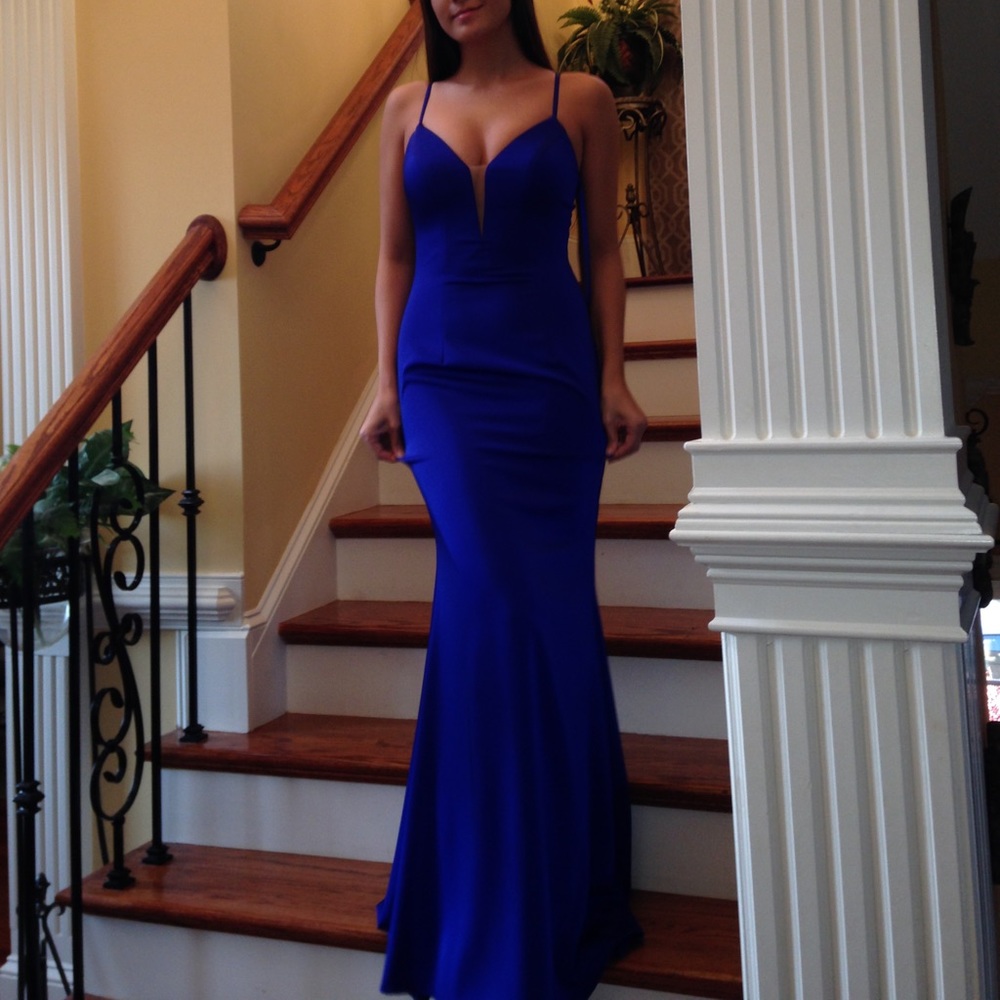Blue JVN gown